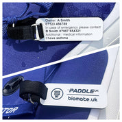 Custom Paddle Board, Kayak and Water Craft Emergency Identification Tags