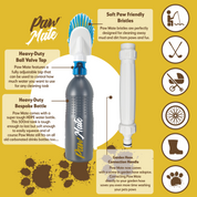 Paw Mate, clean your furry (and human) paws with ease.